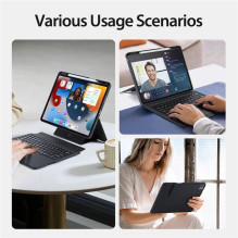 Dux Ducis DUX DUCIS case DK foldable with Wireless Keyboard for iPad Air 13 (2024) / Pro 12.9 (2020 / 2021 / 2022) black Dux Ducis DUX DUCIS case DK foldable with Wireless Keyboard for iPad Air 13 (2024) / Pro 12.9 (2020 / 2021 / 2022) black