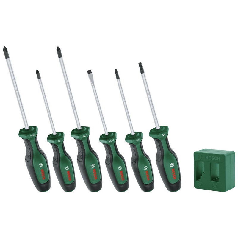 Screwdriver set Bosch, 6 pcs., 1600A02W7L