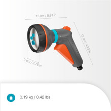 Nozzle Gardena Classic 18370-20, multifunctional Nozzle Gardena Classic 18370-20, multifunctional