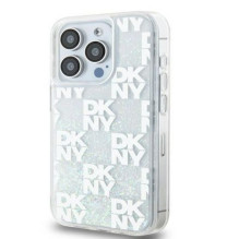 DKNY Apple iPhone 15 Pro Max 6.7 hardcase Liquid Glitter Multilogo White DKNY Apple iPhone 15 Pro Max 6.7 hardcase Liquid Glitter Multilogo White