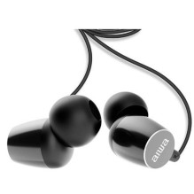 Auriculares intrauditivos aiwa estm-30bk con micrOfono jack 3.5 negro