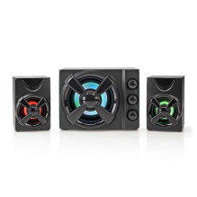 Nedis GSPR31021BK Spēļu skaļrunis 2.1 / 33W / LED