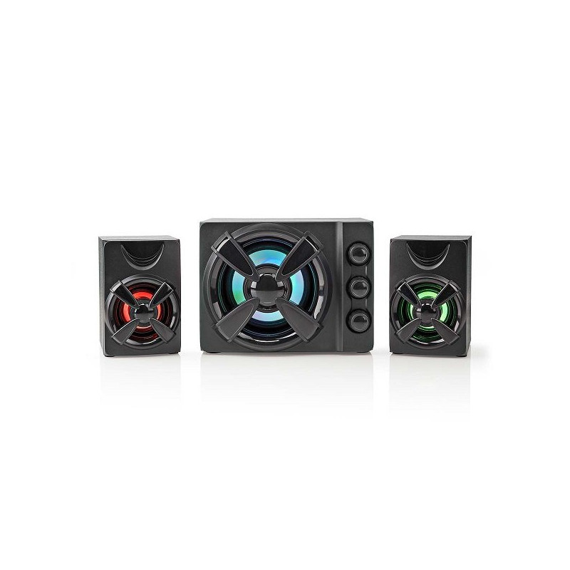 Nedis GSPR31021BK Spēļu skaļrunis 2.1 / 33W / LED