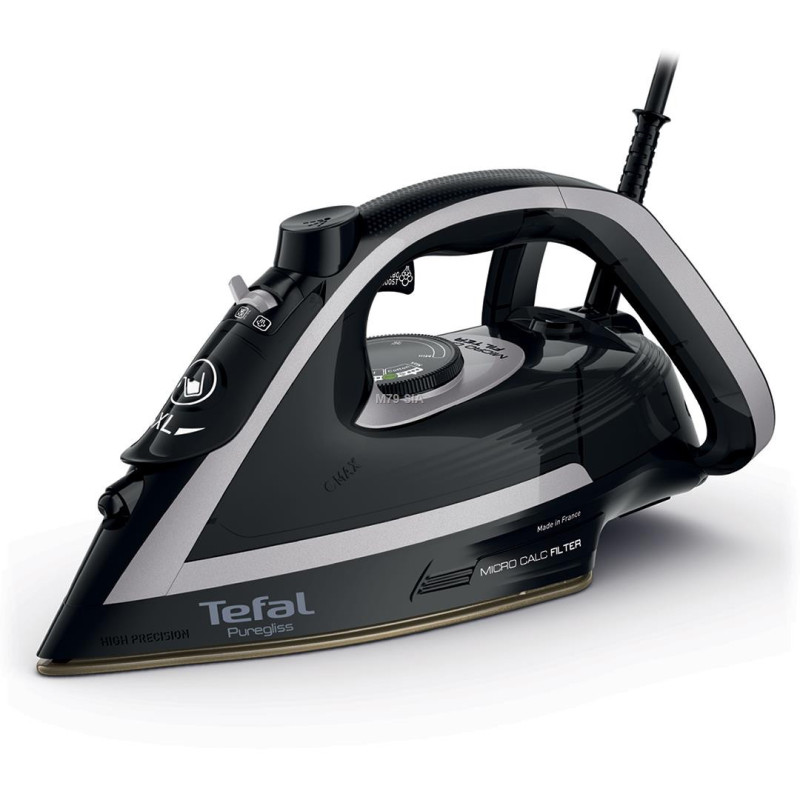 TEFAL FV8062 Puregliss Steam Iron 3000 W Water tank capacity 0.27 ml Continuous steam 50 g / min