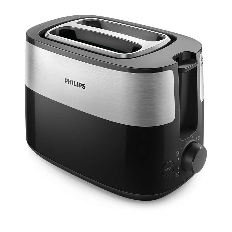 PHILIPS Daily Collection Tosteris 830 W (melns) HD2516 / 90