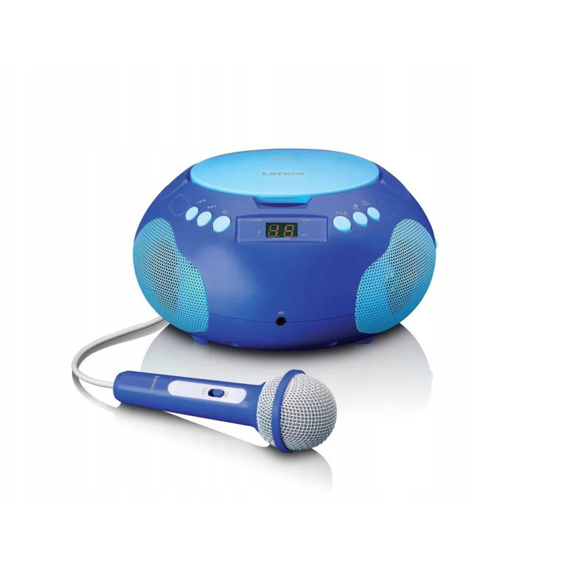 Jaunums! Lenco CD magnetola ar bluetooth un mikrofonu zila SCD-625BU