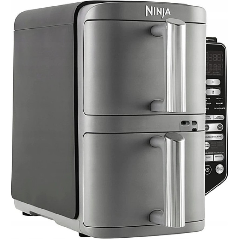 Ninja SL451EU fryer Double 9.5 L Stand-alone 2470 W Hot air fryer Black