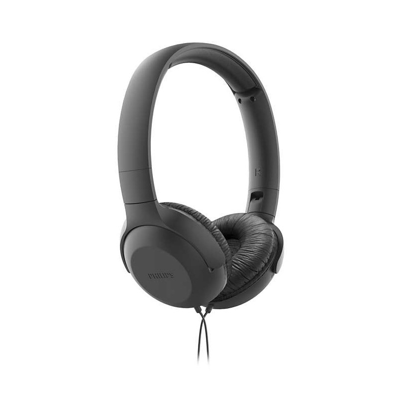 Philips Headphones with mic TAUH201BK 32 mm drivers / closed-back On-ear Lightweight headband