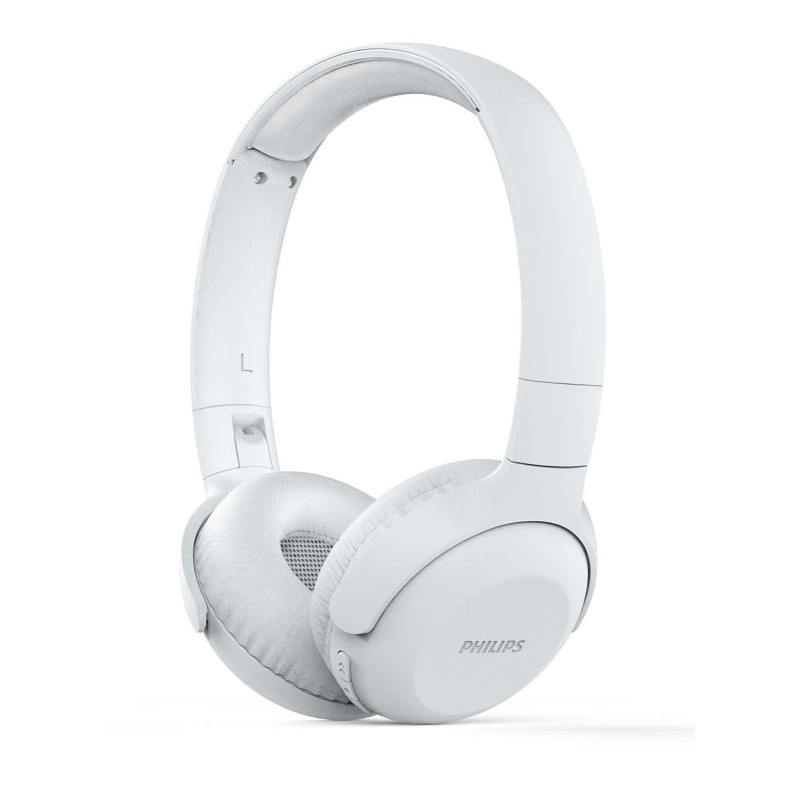 PHILIPS UpBeat bezvadu austiņas ar galvas stīpu un mikrofonu baltas TAUH202WT / 00