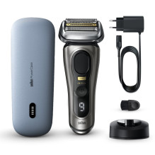 BRAUN Series 9 PRO+ 9525s + PowerCase skuveklis 9525s (7500435218061)
