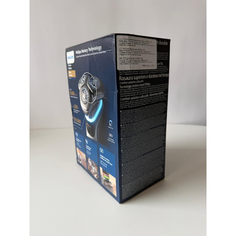 Prece ar Bojatu iepakojumu- PHILIPS i9000 Prestige Ultra Elektroskuveklis mitrai / sausai skusanai (ladejams) Mystic Aqu
