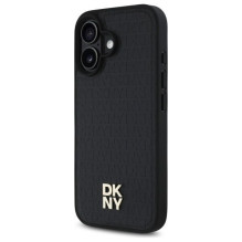 DKNY DKNY Repeat Pattern Stack Logo MagSafe iPhone 16 Case - Black DKNY DKNY Repeat Pattern Stack Logo MagSafe iPhone 16 Case - Black