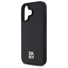 DKNY DKNY Repeat Pattern Stack Logo MagSafe iPhone 16 Case - Black DKNY DKNY Repeat Pattern Stack Logo MagSafe iPhone 16 Case - Black
