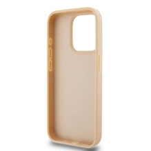DKNY DKNY odinis languotas vienspalvis raštas ir dryžuotos juostelės, skirtas iPhone 15 Pro Max – rožinis DKNY DKNY odinis languotas vienspalvis raštas ir dryžuotos juostelės, skirtas iPhone 15 Pro Max – rožinis