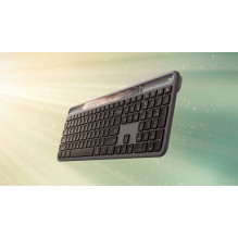 Klaviatūra - Logitech Signature Slim Solar+ K980 Belaidė QWERTY Graphite Klaviatūra - Logitech Signature Slim Solar+ K980 Belaidė QWERTY Graphite