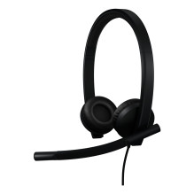 Ausinės - Logitech H570e Stereo MS Teams USB-C Juodos