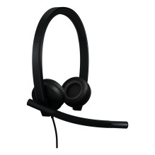Ausinės - Logitech H570e Stereo MS Teams USB-C Juodos