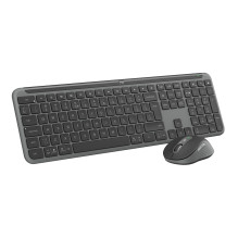 Belaidės Klaviatūros Ir Pelės Rinkinys - Logitech Signature Slim Combo MK950 US International Graphite Belaidės Klaviatūros Ir Pelės Rinkinys - Logitech Signature Slim Combo MK950 US International Graphite