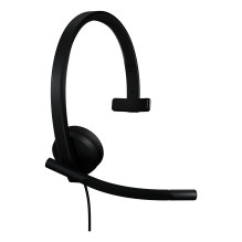 Ausinės - Logitech H570e Mono MS Teams USB-A 32 Ω Juodos Ausinės - Logitech H570e Mono MS Teams USB-A 32 Ω Juodos
