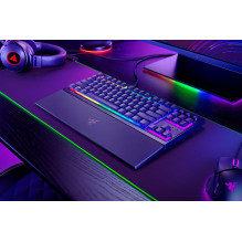 Klaviatūra - RAZER Ornata V3 Tenkeyless USB QWERTY RGB Juoda Klaviatūra - RAZER Ornata V3 Tenkeyless USB QWERTY RGB Juoda