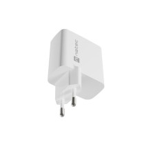 Power Adapter - Natec Ribera 1x USB-A + 1x USB-C 65W White