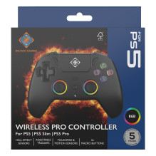 Deltaco PS5 Controller wireless RGB Hall-Effect schwarz Deltaco PS5 Controller wireless RGB Hall-Effect schwarz