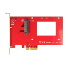 Delock PCI Express plokštė 1 x vidinė U.2 NVMe - Plokštės valdiklis - 2,5 colio (6,4 cm)