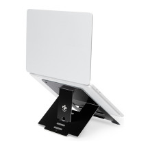 Riser Flexibel Laptopständer - verstellbar - schwarz - Schwarz - 25,4 cm (10 Zoll) - 55,9 cm (22 Zoll) - Aluminium - 5 k