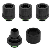 K Corsair Hydro X Series XF Straight Connector G1 / 4" Male Thread to 13" / 10mm - 4er Pack, Black K Corsair Hydro X Series XF Straight Connector G1 / 4" Male Thread to 13" / 10mm - 4er Pack, Black