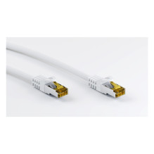 Goobay 7.5m RJ45 Patchkabel CAT 6A S / FTP (PiMF), 500 MHz, mit CAT 7 Rohkabel, weiß LSZH halogenfrei, Kupfer Goobay 7.5m RJ45 Patchkabel CAT 6A S / FTP (PiMF), 500 MHz, mit CAT 7 Rohkabel, weiß LSZH halogenfrei, Kupfer