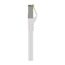 Goobay RJ45 Patchkabel mit CAT 8.1 S / FTP Rohkabel 10m, weiß