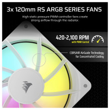Corsair Nautilus 360 RS ARGB skystis