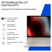 HP OmniBook Ultra 14-kd0471ngx CU7 356H / 32GB / 1TBSSD / W11 Home Touch HP OmniBook Ultra 14-kd0471ngx CU7 356H / 32GB / 1TBSSD / W11 Home Touch