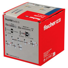 Fischer DuoHM cavity dowel 6x55 S TX (25 pcs, with panhead screw)