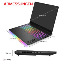 HP HyperX OMEN 16-ak1090ng RYZ AI 9-HX475 / 32GB / 1TBSSD / RTX5070Ti / W11