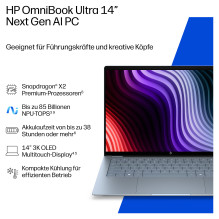 HP OmniBook Ultra 14-kg0470ngx Snapdragon X2 Elite / 32GB / 1TBSSD / W11 Home Touch HP OmniBook Ultra 14-kg0470ngx Snapdragon X2 Elite / 32GB / 1TBSSD / W11 Home Touch