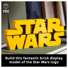 LEGO Star Wars Logotipas aus LEGO Steinen 75407 LEGO Star Wars Logotipas aus LEGO Steinen 75407