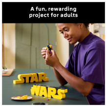LEGO Star Wars Logotipas aus LEGO Steinen 75407 LEGO Star Wars Logotipas aus LEGO Steinen 75407