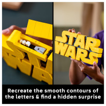 LEGO Star Wars Logotipas aus LEGO Steinen 75407 LEGO Star Wars Logotipas aus LEGO Steinen 75407