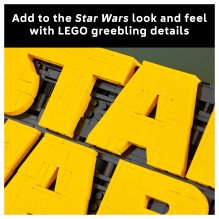 LEGO Star Wars Logotipas aus LEGO Steinen 75407 LEGO Star Wars Logotipas aus LEGO Steinen 75407