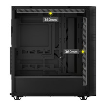 Corsair 3200D RS ARGB vidutinio dydžio bokšto tipo kompiuterio korpusas – dūminis