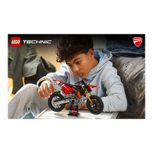 42238 Technic Ducati Desmo450 MX Factory Motorrad 42238 Technic Ducati Desmo450 MX Factory Motorrad