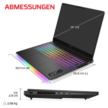 HP HyperX OMEN 16-ah1470ng CU7 270HX Plus / 32GB / 1TBSSD / RTX5070Ti / W11 Home