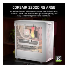 Corsair Midi bokštas 3200D RS ARGB kompiuterio dėklas