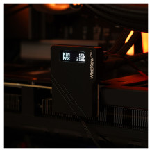 Thermal Grizzly WireView Pro GPU 1x12VHPWR 90, normalus (schwarz) Thermal Grizzly WireView Pro GPU 1x12VHPWR 90, normalus (schwarz)