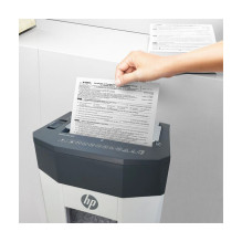 HP „OneShred Auto“ 80CC Popieriaus smulkintuvas su dalelių pjaustymu, iki 80 lapų, baltas HP „OneShred Auto“ 80CC Popieriaus smulkintuvas su dalelių pjaustymu, iki 80 lapų, baltas