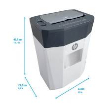 HP „OneShred Auto“ 80CC Popieriaus smulkintuvas su dalelių pjaustymu, iki 80 lapų, baltas HP „OneShred Auto“ 80CC Popieriaus smulkintuvas su dalelių pjaustymu, iki 80 lapų, baltas