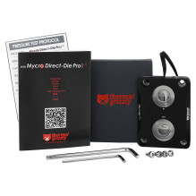K Thermal Grizzly Intel Mycro Direct-Die Pro RGB (schwarz / transparent) K Thermal Grizzly Intel Mycro Direct-Die Pro RGB (schwarz / transparent)