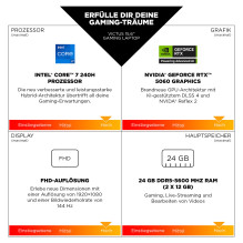 HP VICTUS 15-fa2450ng i5-14500HX / 12GB / 512SSD / RTX3050 / FreeDOS