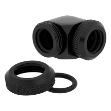K Corsair „Hydro X“ serijos XF kietojo vamzdžio adapteris 90 laipsnių 12mm AD į 12mm AD kietojo vamzdžio adapteris, 2 vn K Corsair „Hydro X“ serijos XF kietojo vamzdžio adapteris 90 laipsnių 12mm AD į 12mm AD kietojo vamzdžio adapteris, 2 vn